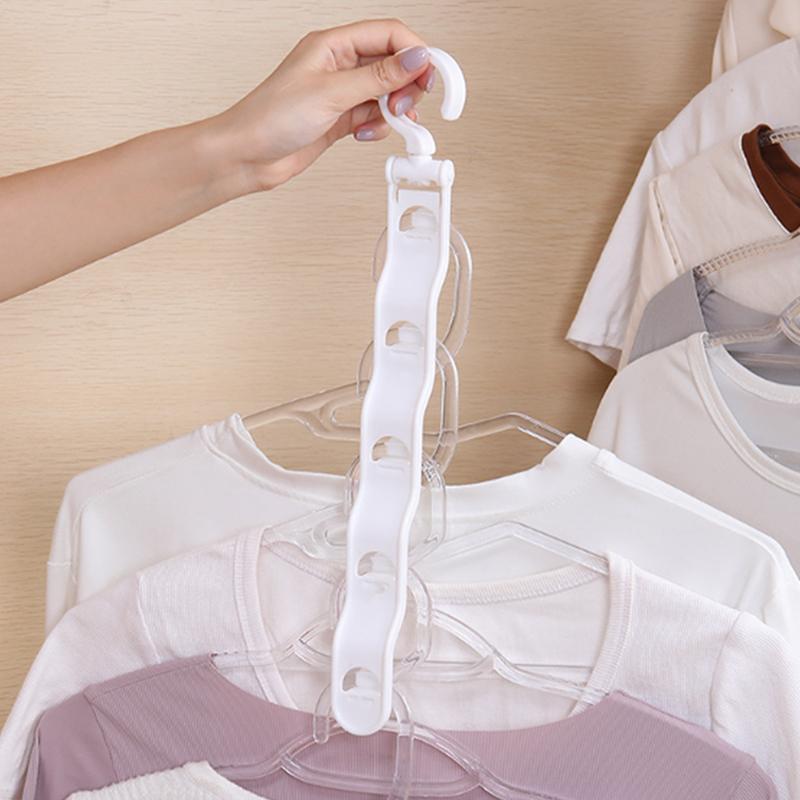 Antislip Clothes Hanger Closet Organizer Storage Rack Holder Connection Hook Home Wardrobe Space Save Clothes Hanger