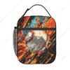 Boîte à lunch isotherme pour garçons, enfants, hommes, sac à lunch baseball pour le travail, pique-nique, école, voyage, randonnée, plage ou pêche, sac en polyester