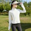 Sunscreen Clothes Women's Summer 1011 New UV Protection Stand-up Collar Slim Yoga Clothes Fitness Tight Top Thin Coat