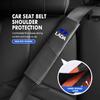 For Lada 2pcs Leather Splicing Car Seat Belt Pad Interior Accessories Niva Vesta 4X4 Samara Kalina Largus Priora Granta