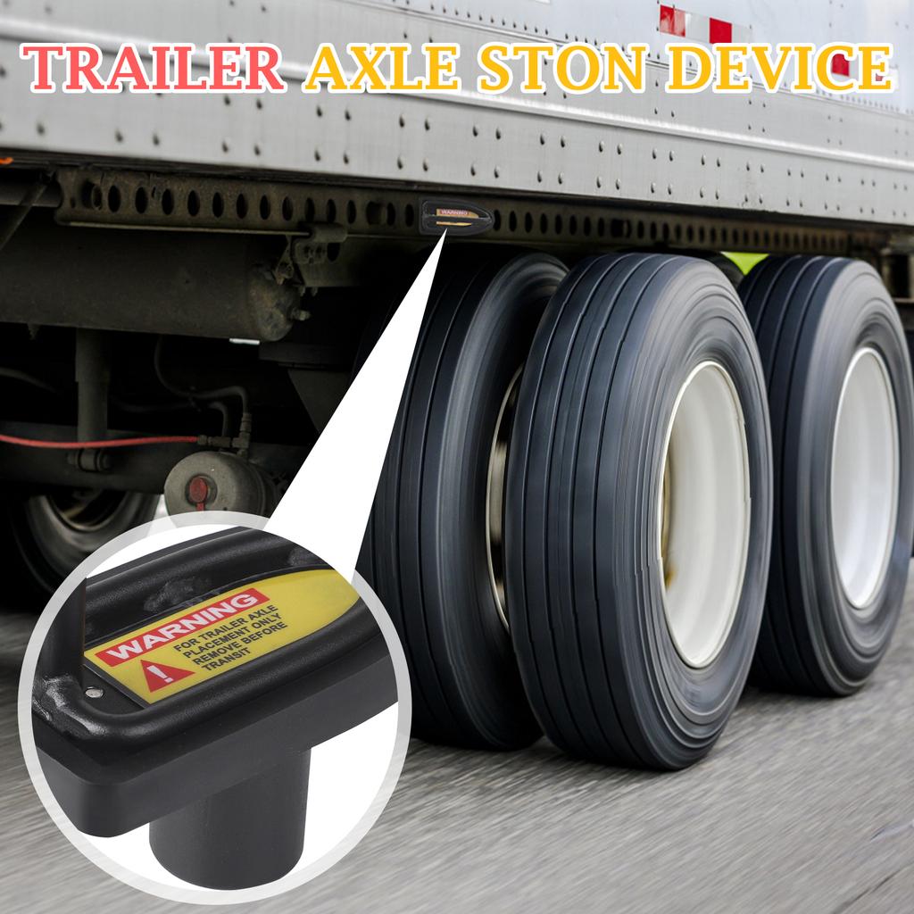 Black Container Locking Device Trailer Axle Stopper For Refrigerated Trucks And Semi Trailers