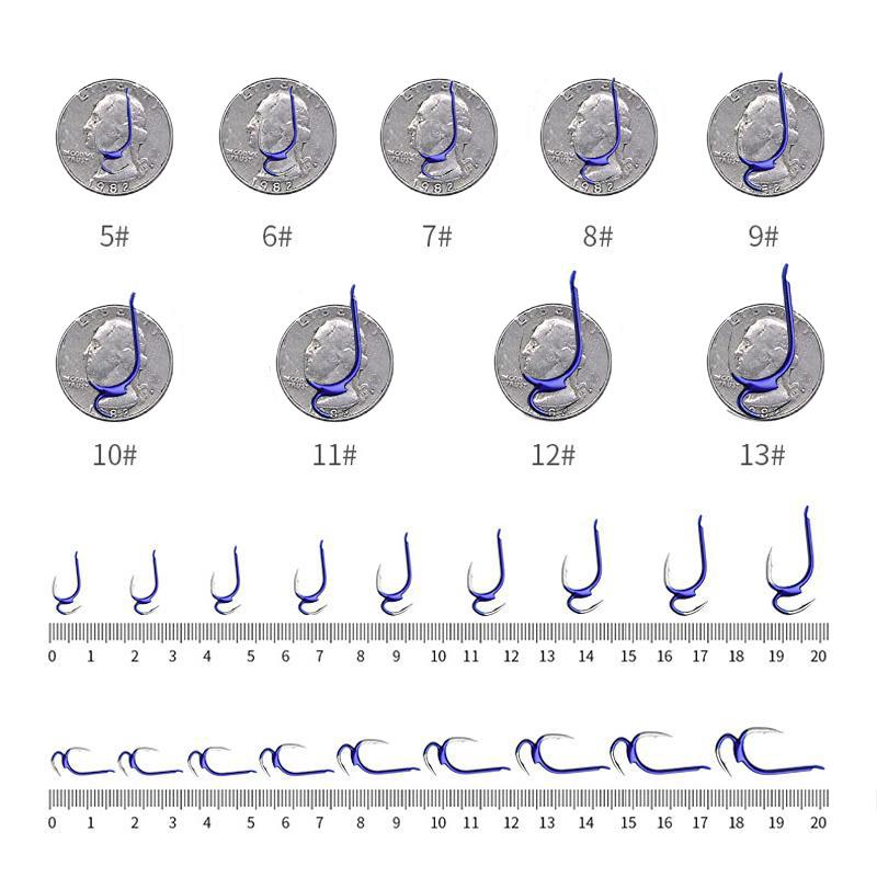 10pcs/Set Japanese Fishing Hook and Mother Hook Fishing Gear Supplies Fishing Lures