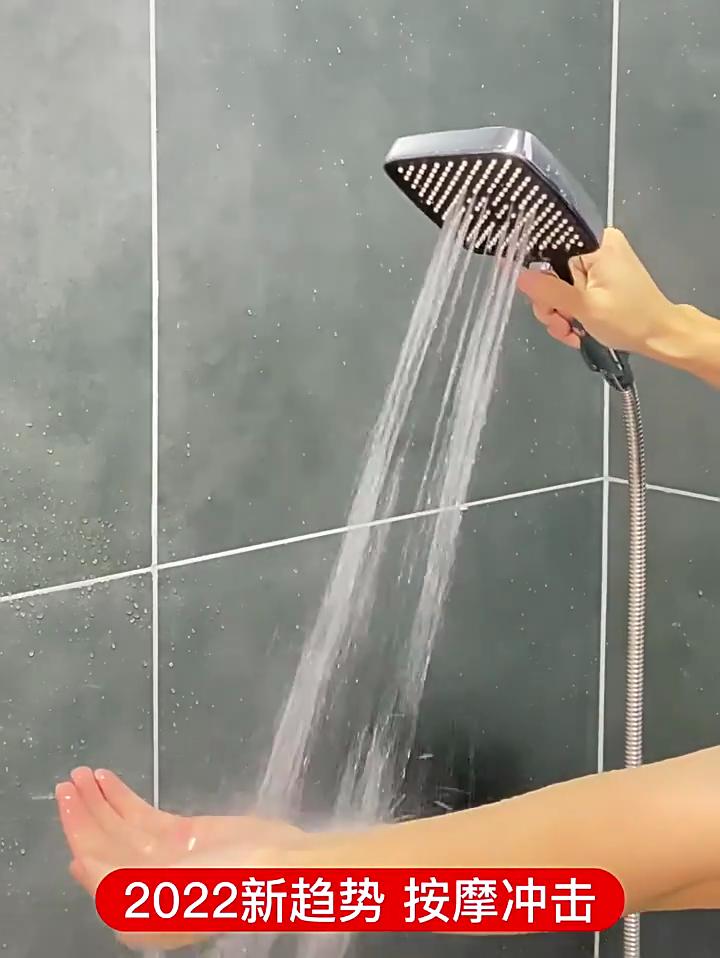 

Большая насадка для душа, 4 режима, водосберегающий держатель насадки для душа высокого давления, набор шлангов, аксессуары для тропического душа для ванной комнаты, насадка для душа