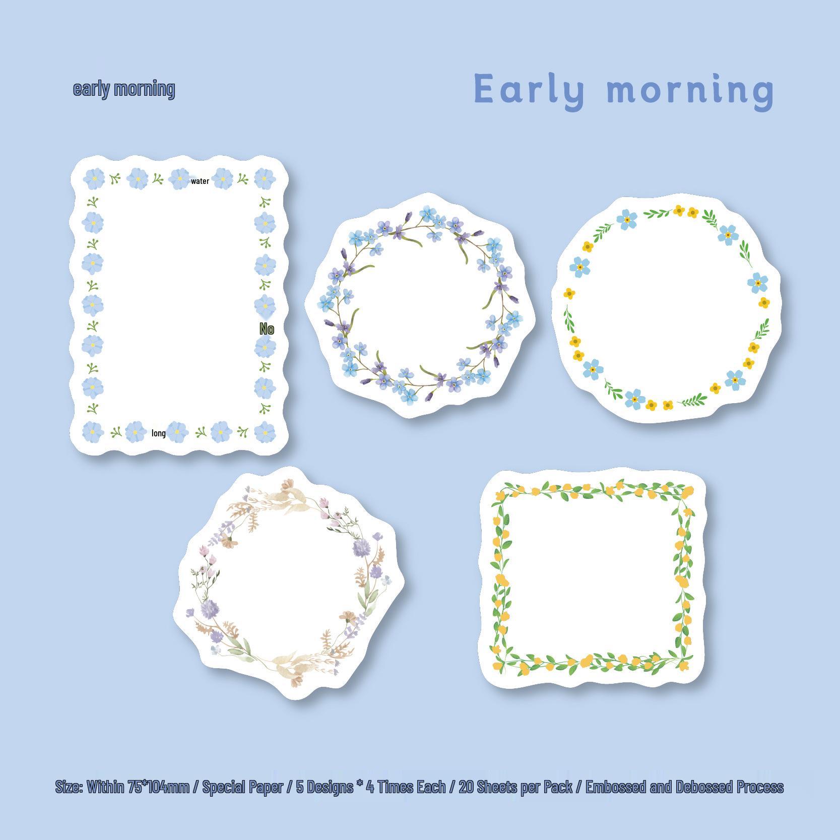 RetroStory Floral Bookmark & Card Craft Pack