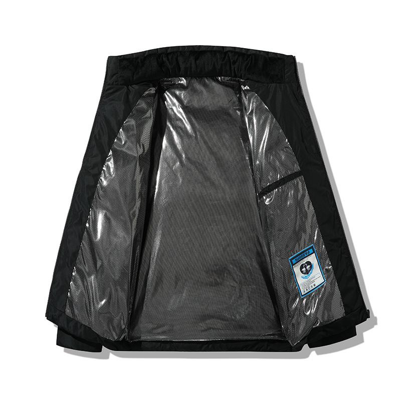 2025 fleece fortykket pluss størrelse jakke høst og vinter herre middelaldrende ensfarget avslappet hettevarm jakke skjorte topp