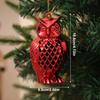 Festive Holiday Reindeer Snowflake Ballet Pendant Hanging from Xmas Tree for Christmas Red Party Decorations