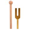 C-4096 Stimmgabel Meditation Stimmgabel Energiegabel mit Hammer Gold