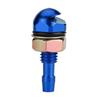 2pcs Universal Aluminum Alloy Car Auto Front Windshield Sprayer Washer Nozzle Blue