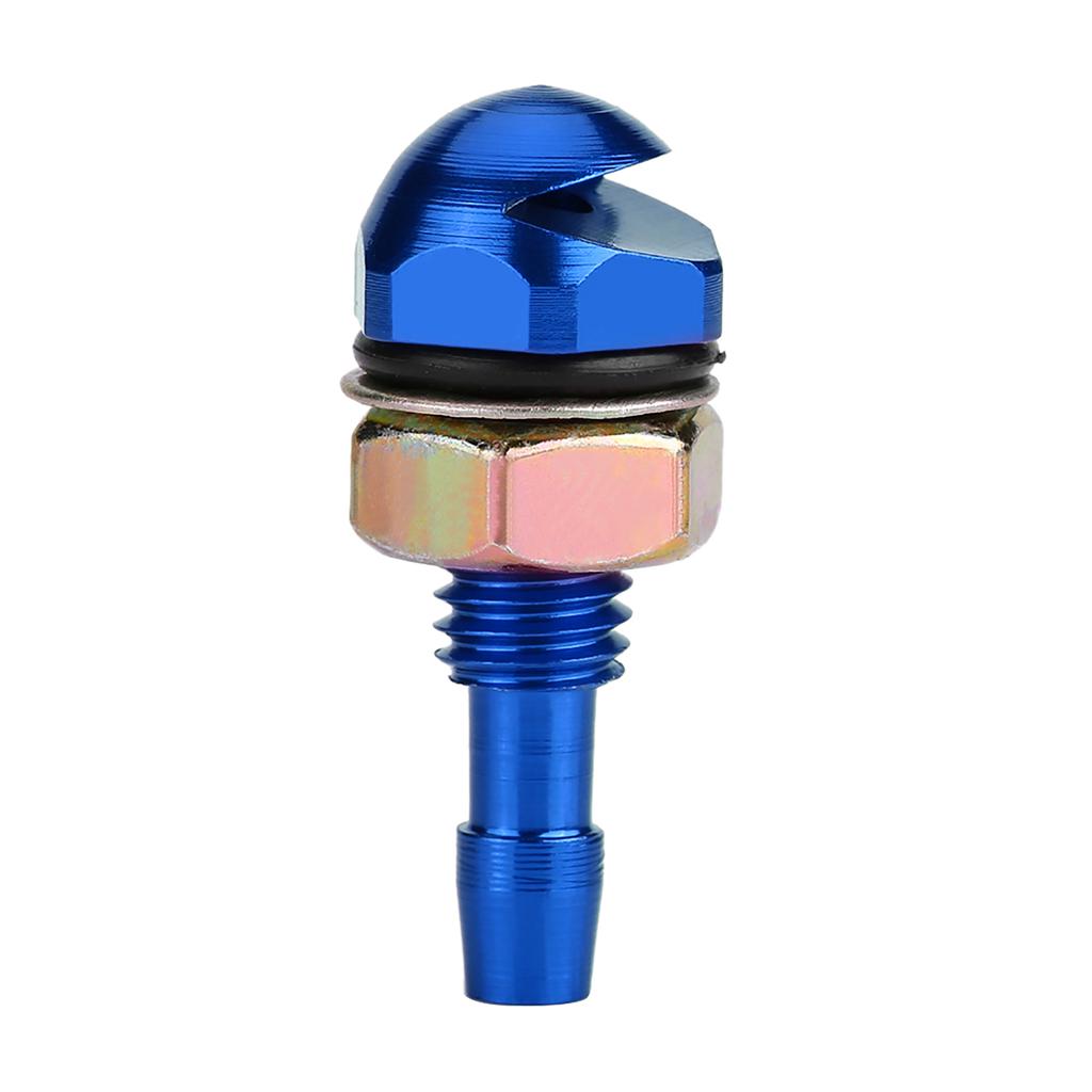 2pcs Universal Aluminum Alloy Car Auto Front Windshield Sprayer Washer Nozzle Blue