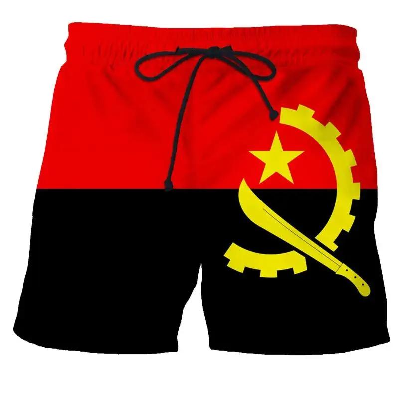 Sommer Herren Badehose Spanien Flagge Print Surfen Board Strandshorts Neue Mode Übergroße Badehosen Sportbekleidung Slips Boy Short Pants