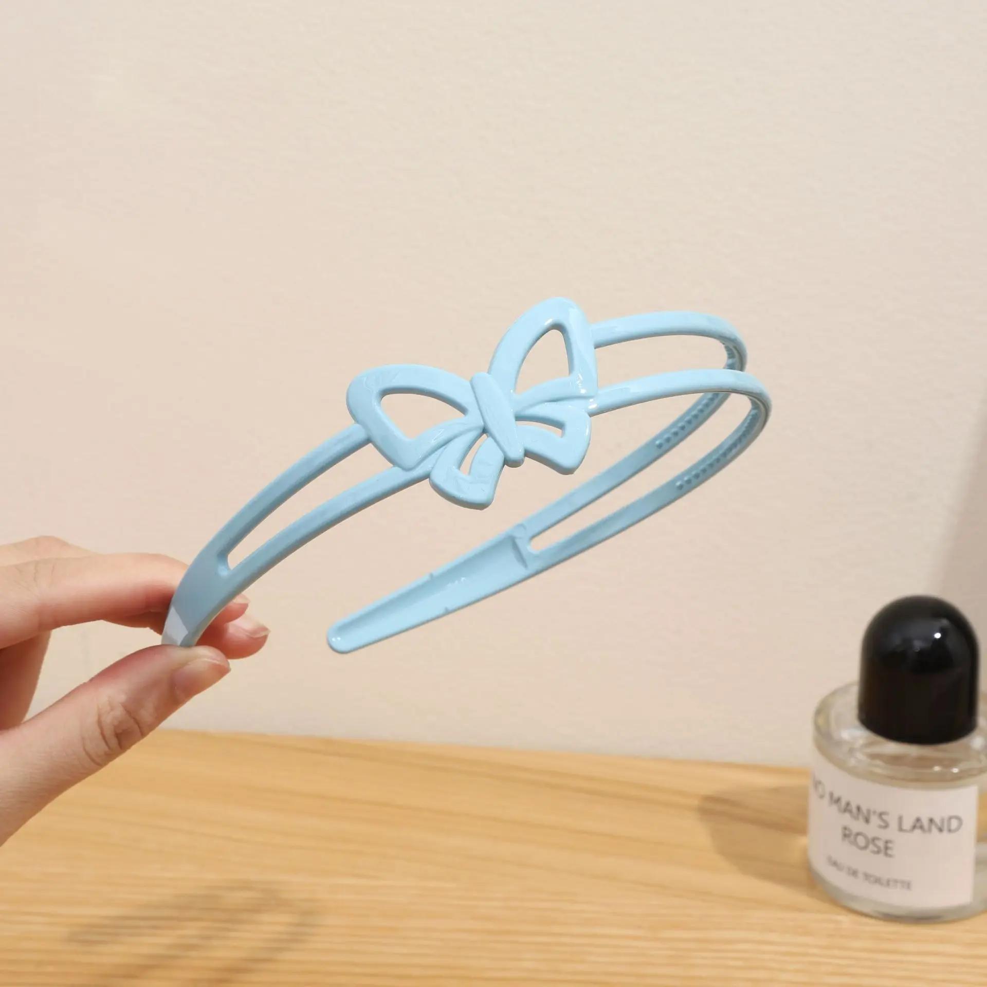 Flower Butterfly Decor Headband Non Slip Hair Accessory for Women Girls Kids Butterfly Design Hair Hoop Kids Headwear