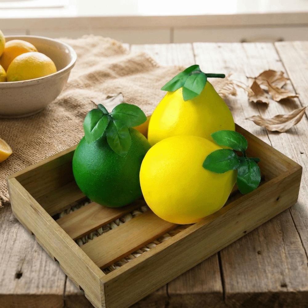 Foam Fake Grapefruit Lifelike Grapefruit Model Creative Artificial Fruit Pomelo Photo Teaching