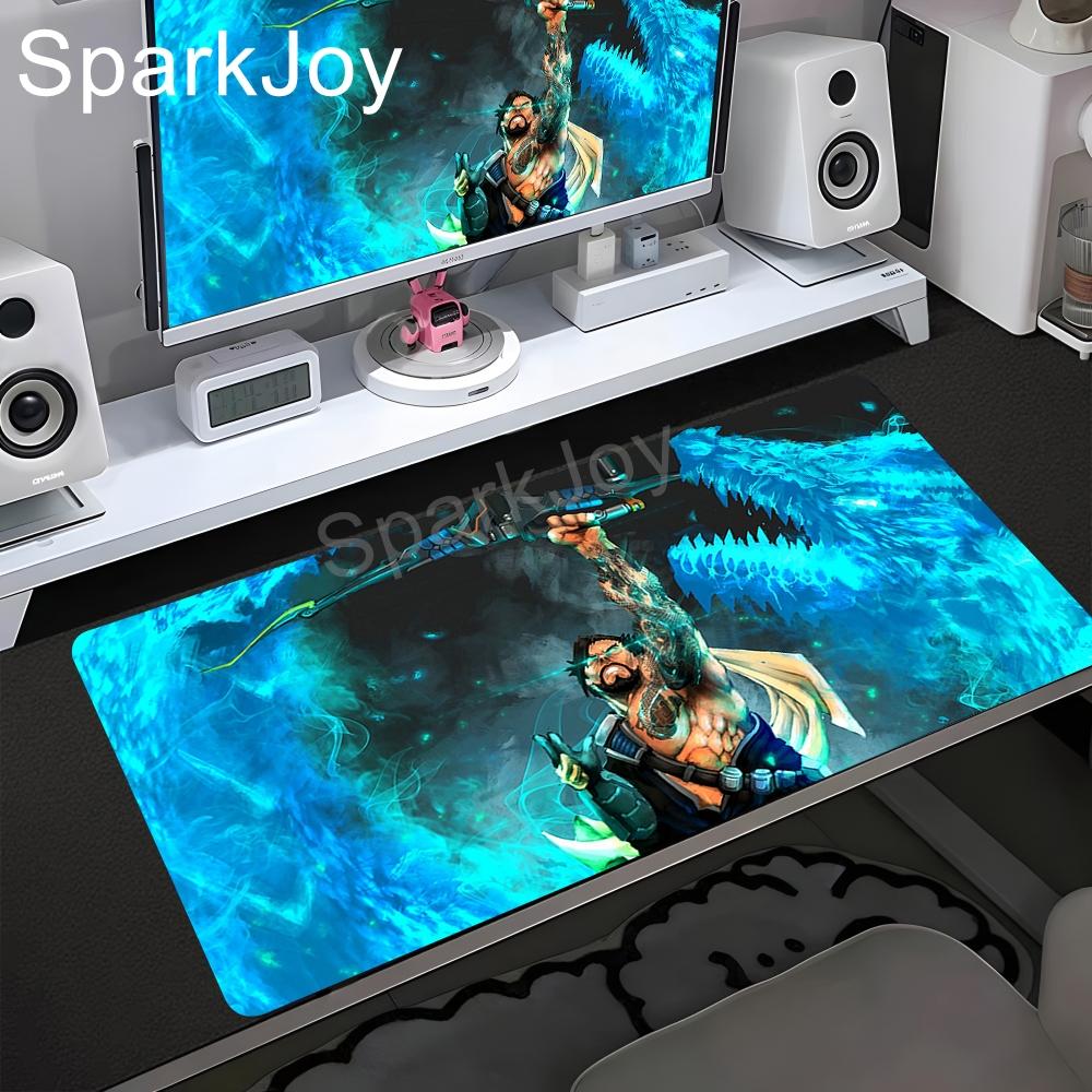 PC Gamer Cabinet Kawaii Mousepad XXL Sexy Anime Girl Overwatch Mercy Mouse Pad Keyboard Rug Laptop Gaming Accessories Desk Mat