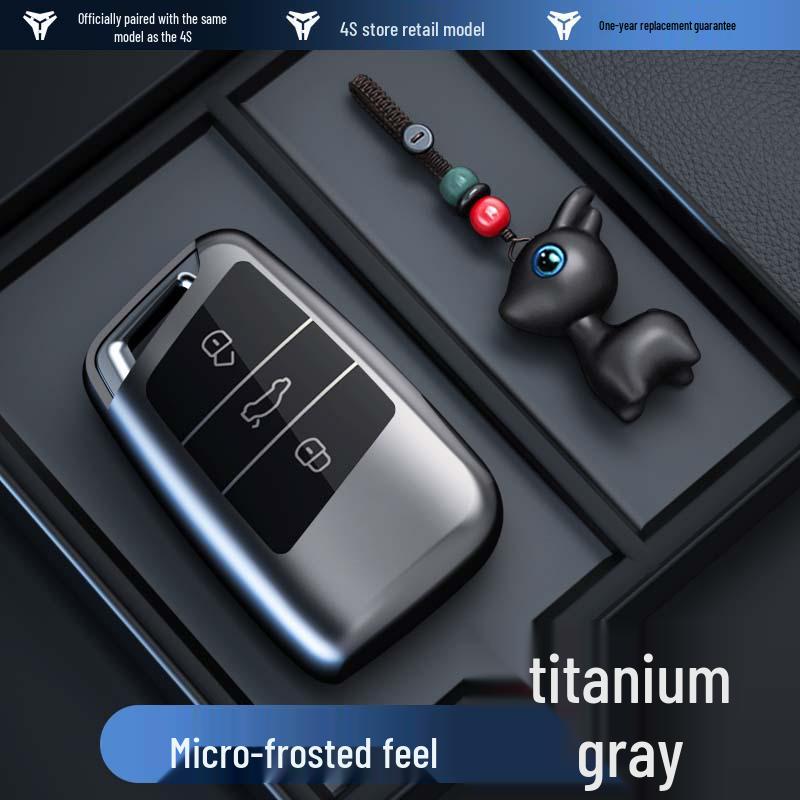 Compatible Key Cover for Volkswagen Sagitar, Tiguan, Passat, Bora, Lavida, Tayron, T-Roc, CC, Polo, and Lamando