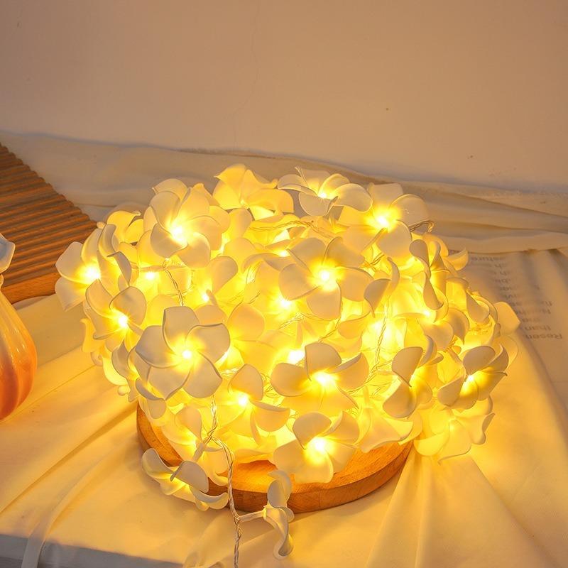 Flower Light String Battery Operated 1.5/3/6m 10/20/40leds Fairy Lights Decorative String Room Decor Lights for Bedroom Weddings Festivals
