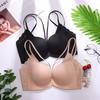 The New Seamless Steel-rimless Bra Is Comfortable To Gather and Close the Sub-breasts, Smooth-faced and Beautiful Back Underwear, Women's Medium