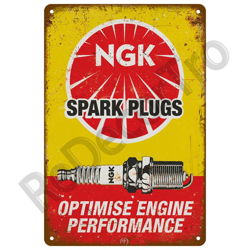 Workshop Car Parts Metal Sign Advertising Plate Wall Deocr Retro Decor Auto Parts Sign Vintage Tin Sign Metal Poster For Garage