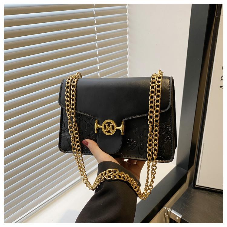 Manufacturer Wholesale Women's Bags Bags2025 New Fashion Printed Chain Bag Shoulder Bag Crossbody Small Square Bag