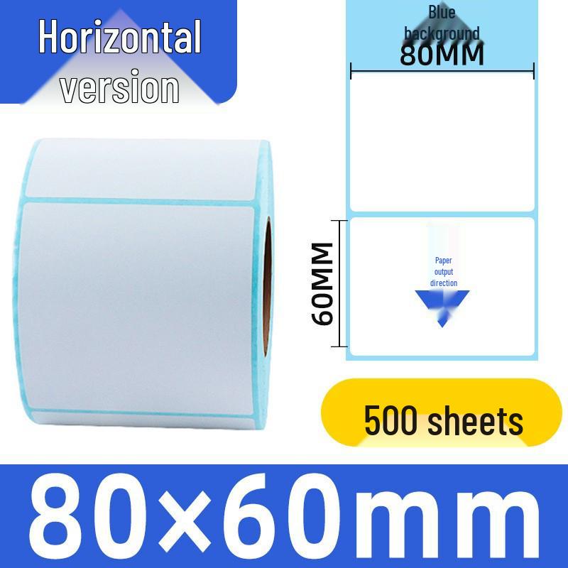 Self-Adhesive Thermal Barcode Stickers for Milk Tea & Supermarket Scale