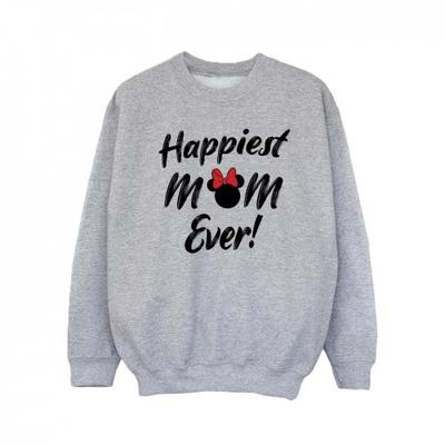 Girls Minnie Mouse Happiest Mom Ever Sweatshirt