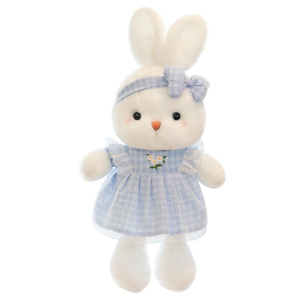 Long Ears Plush Rabbit Doll Appeasement Doll Sleep Pillow Kawaii Skirt Bunny Toy  Kids