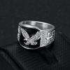 New European and American Hip-hop Jewelry Spread Wings and Fly Domineering Men's Ring