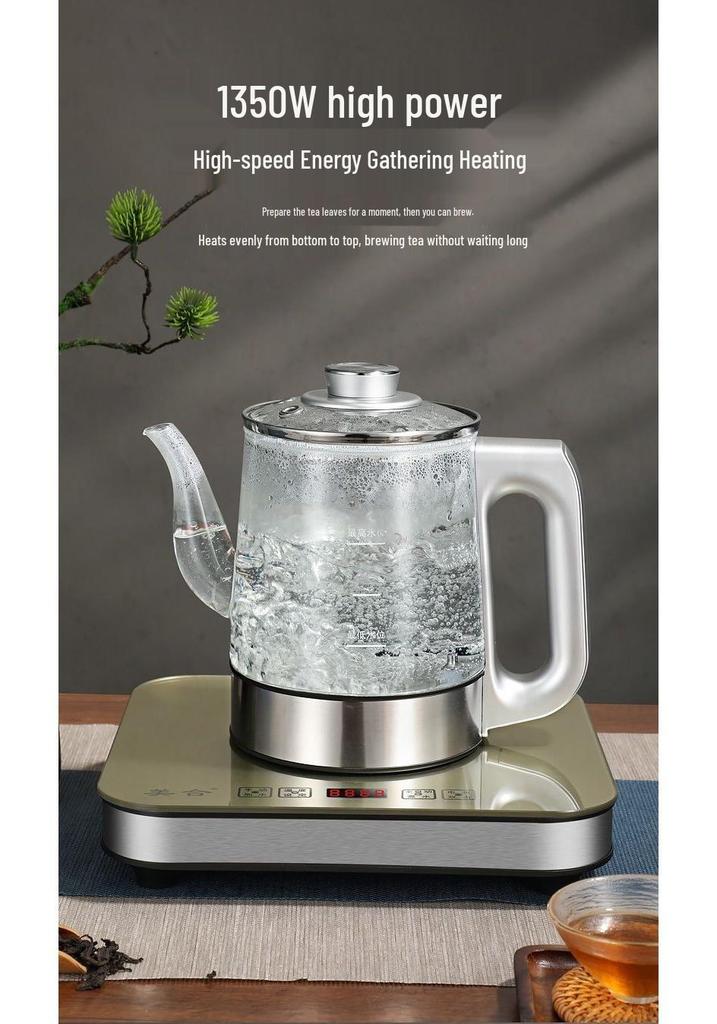 High-Power Automatic Water Filling & Boiling Kettle, 1.5L Capacity, Integrated for Home Use.