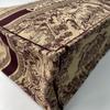 Used Christian DiorTote Bag Bordeaux series/Red tea canvas Women