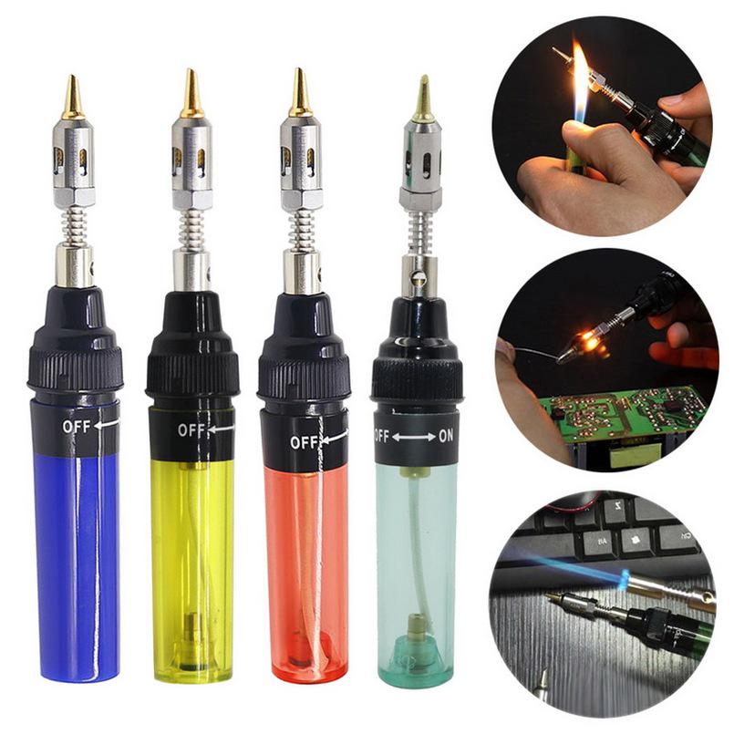 Gas Welding Soldering Iron Welding Pen Burner Blow Torch Gas Soldering Iron Cordless Butane Tip Tool