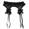 Sexy Sheer Suspender Women's Belt Lace Garter Stockings Bowknot
