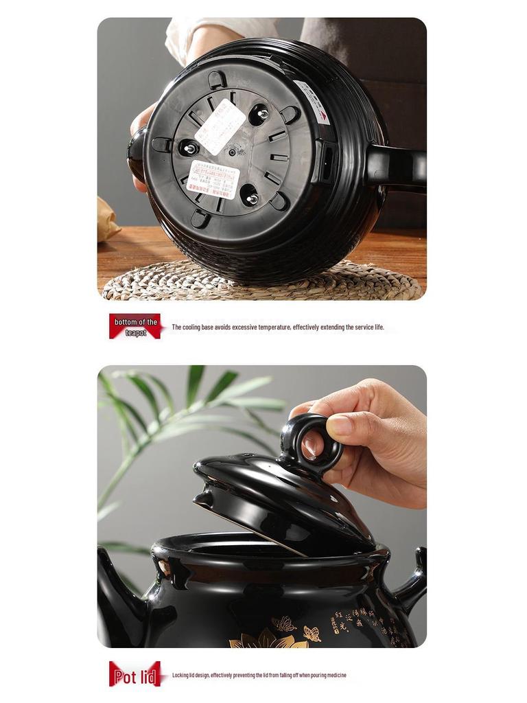 Vollautomatischer elektrischer Dekoktionstopf - Keramik-Kasserolle für traditionelle chinesische Medizin