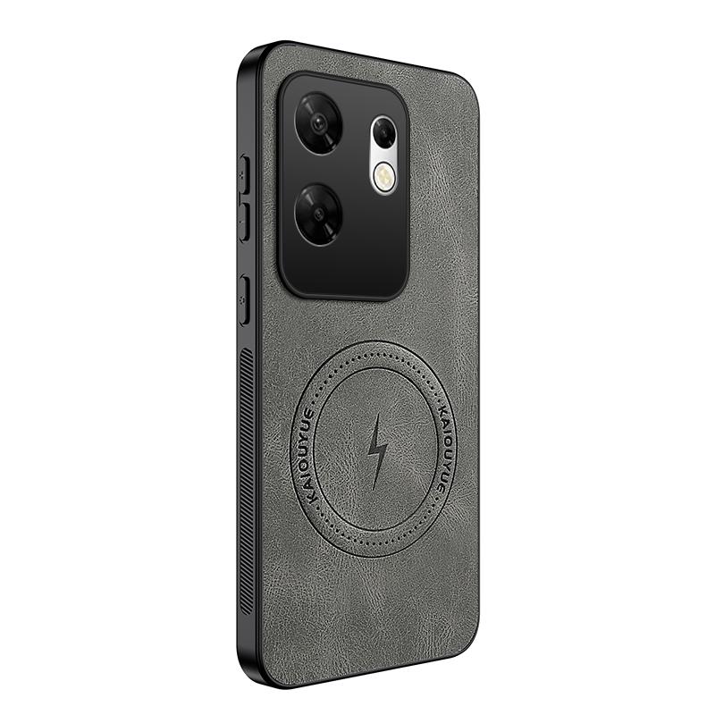 For Infinix Zero 30 New Style Magnetic Leather Matte Phone Case For Infinix Zero 30 Shockproof Bumper Soft Cover Zero 30 4G 5G