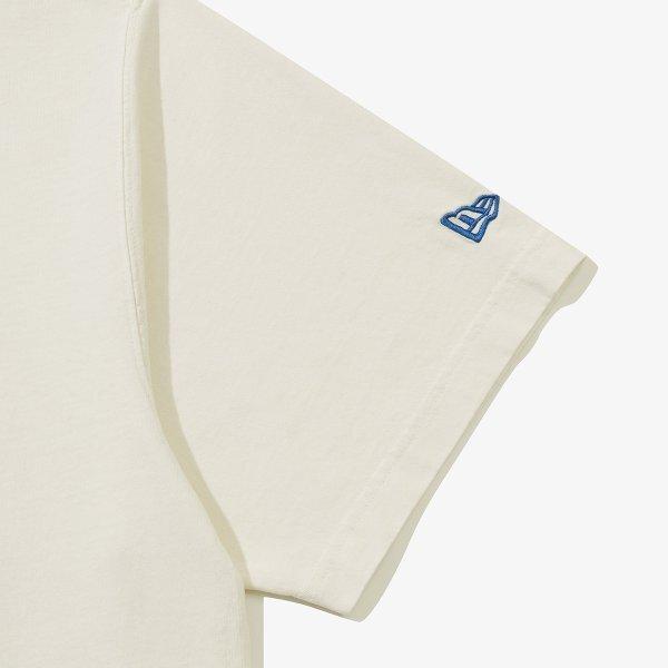 New Era Mlb La Dodgers PigmenT T shirT Cream 15147557