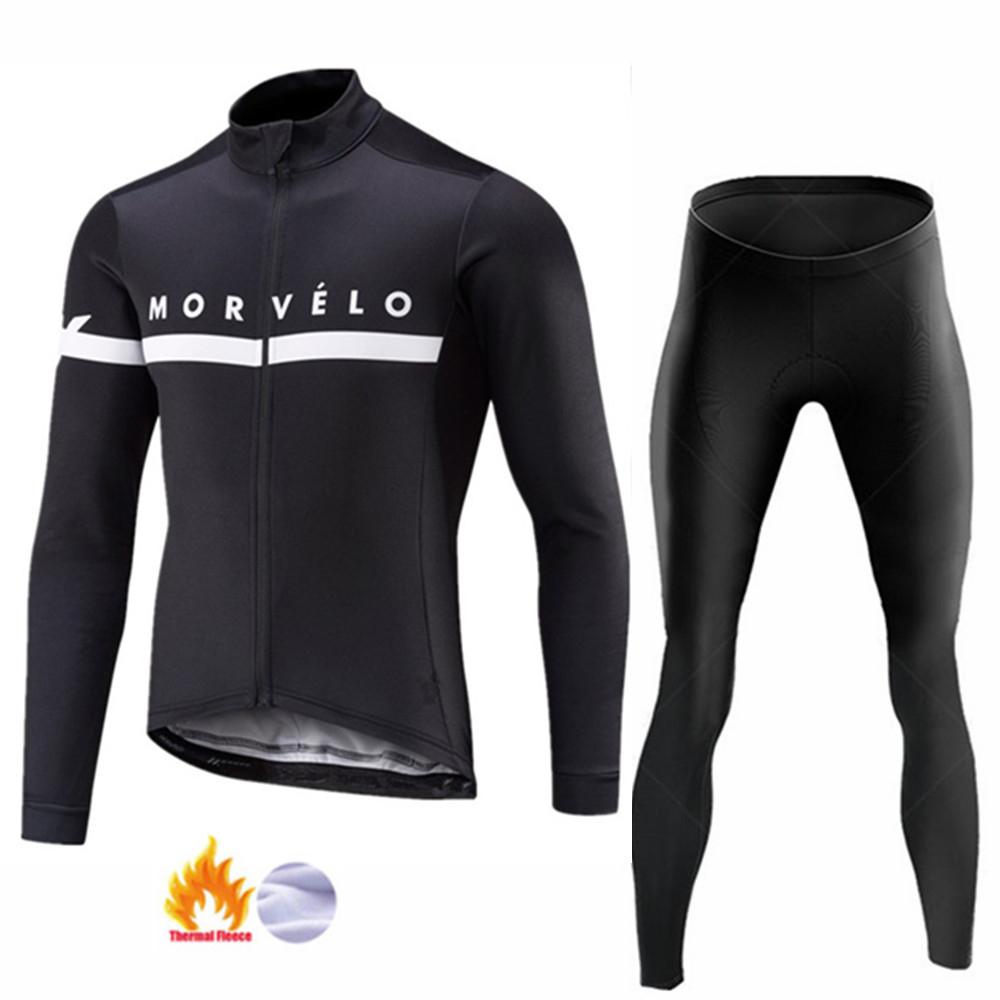 2026 Winter Warm Cycling Clothing Set  Fleece Cycling Jersey  Mtb Male Clothing Man Clothes Men's Bike  Thermal Mens Bicycle Pants Set Suit Outfit