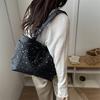 Simple Star Pattern Canvas Tote Bag for Women Large Capacity Casual Shoulder Handbag KTB