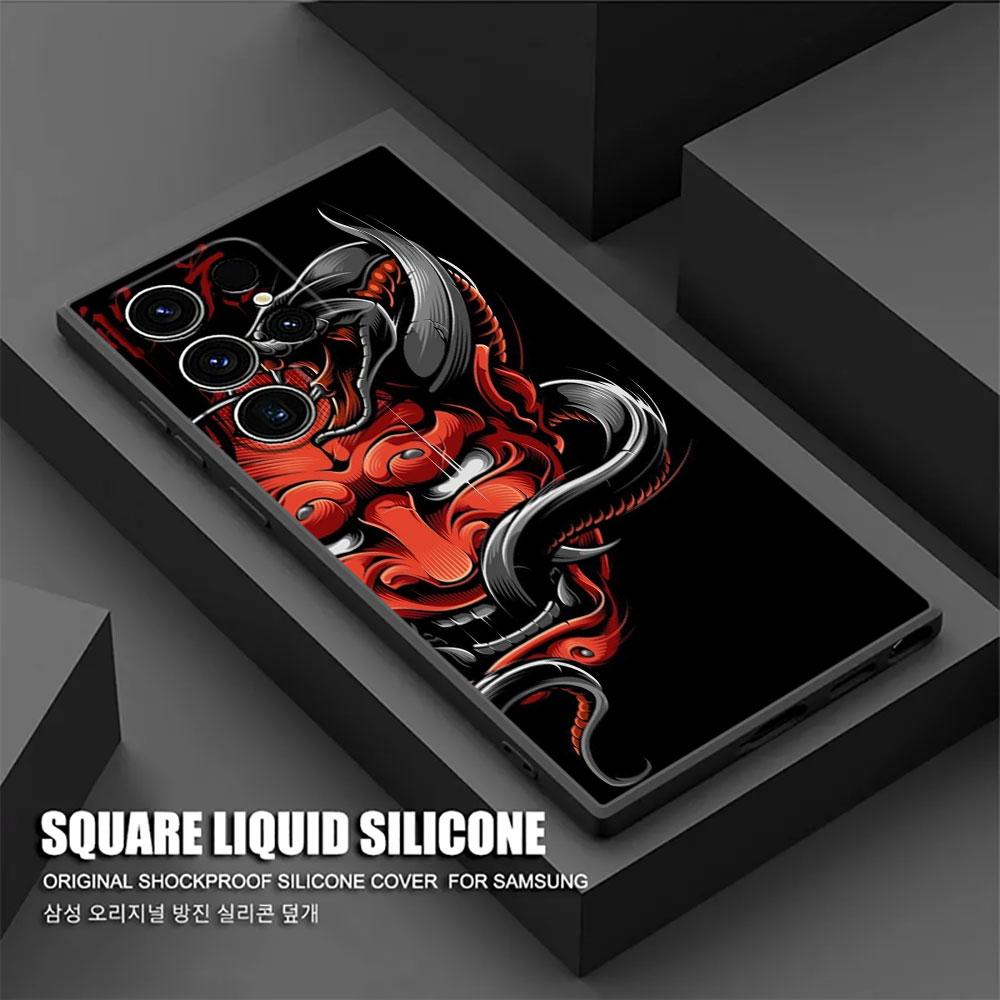 Japanese Art Samurai Ninja S26Ultra Case For Samsung Galaxy S26 S25 S24 S23 S20 S21 FE S22 Ultra Plus 5G Cases Soft Phone Cover
