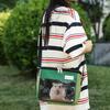 Clear View Hamster Travel Carrier Portable Pet Backpack Pet Carrying Box Hamster Carry Bag  Outdoor