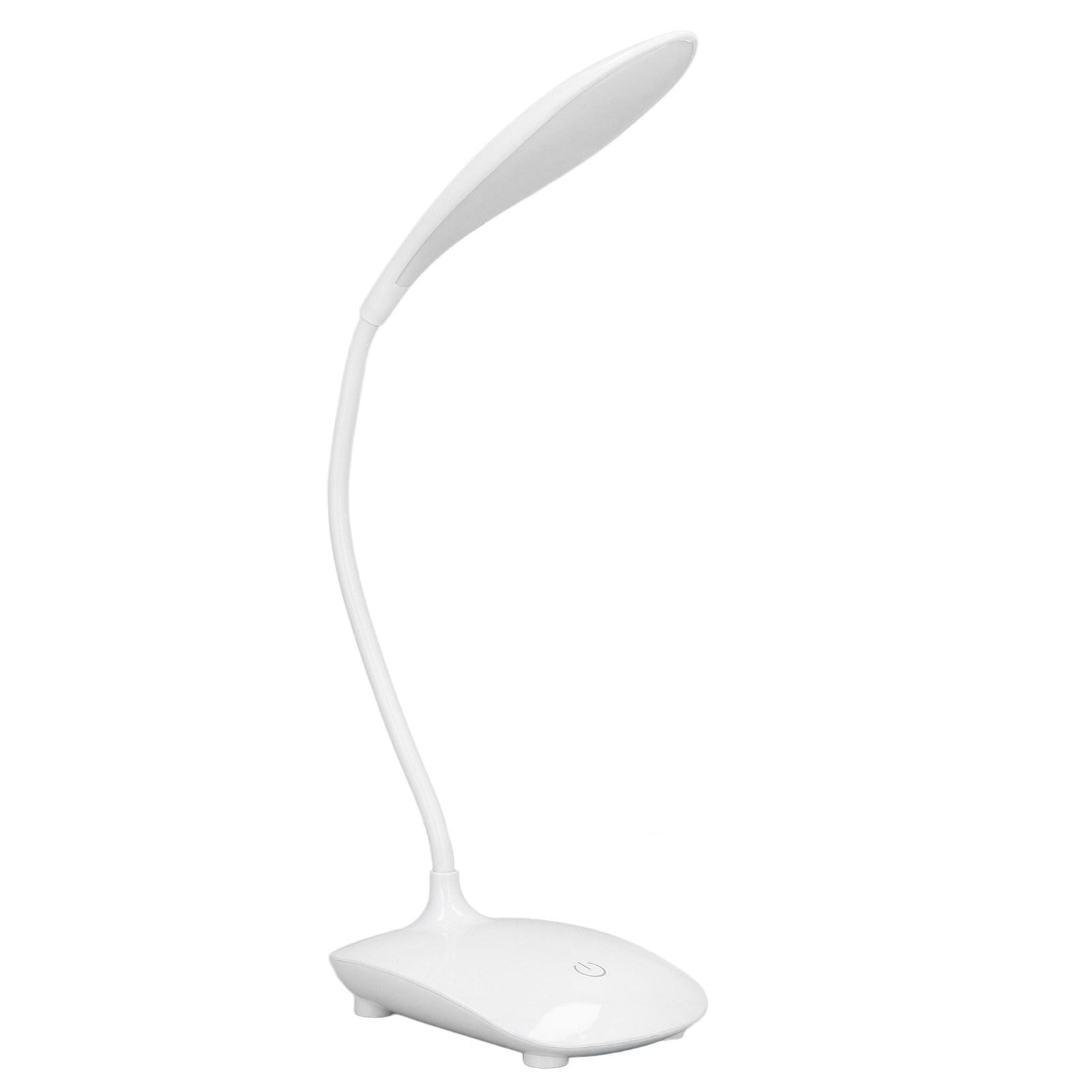 

Touch Control LED Desk Table Lamp USB Battery Operated 3 Lighting Modes Flexible Angle for Children Student Dorm Bedroom