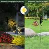 Solar Fairy Watering Can Lights Vintage Metal Garden Decor Outdoor Solar Hanging Kettle Light Waterproof Villa Yard Decoration