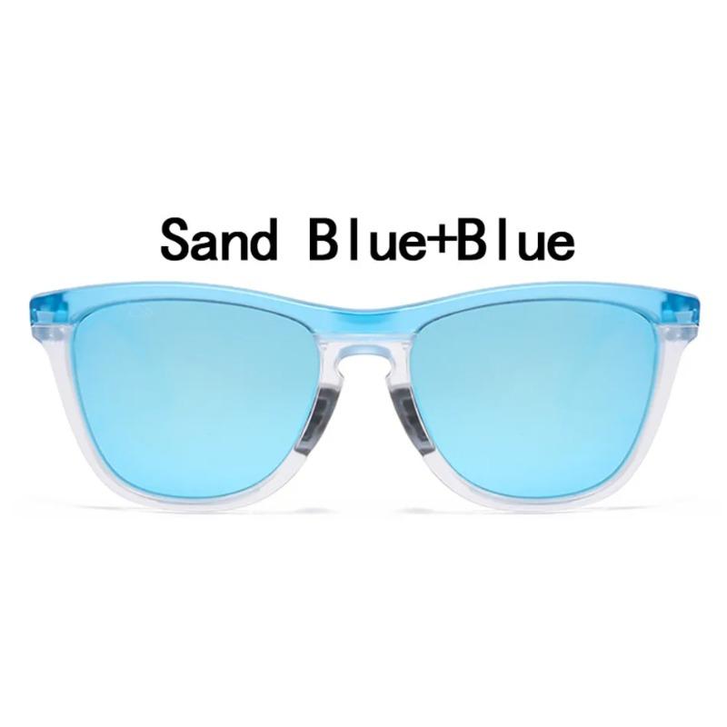 Lunettes de Soleil Rondes Rétro Protection UV400 Unisexe Lunettes de Designer Mode Verre Miroir pour Conduite Sport Plein Air Without Packing white