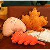 Cozy Leaf Pillow Plush Toy Decorative Cushion For Kids Room Green Plant Decor