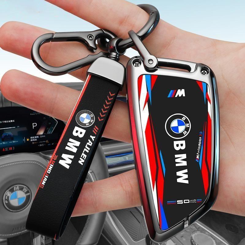 Zinc alloy Car Remote Smart Key Cover Case Bag Protector For BMW X1 X3 X5 X6 X7 1 3 5 6 7 Series G20 G30 G11 F15 F16 G01 G02 nlcr46 ulcz3