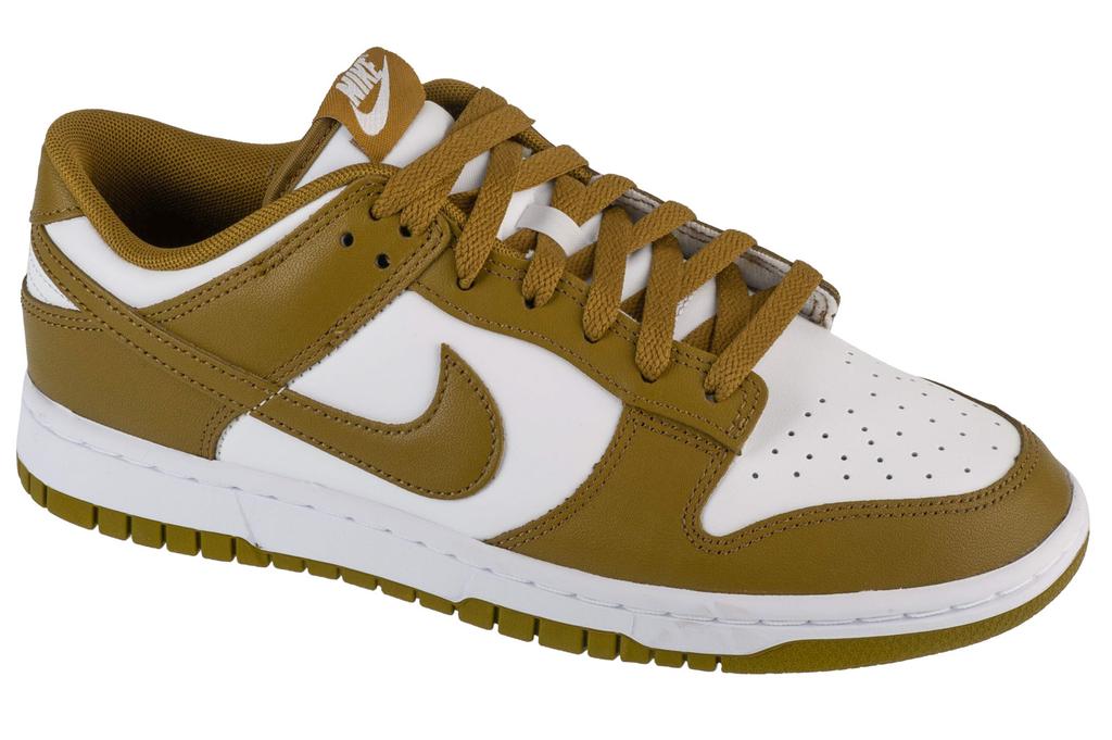 Nike Dunk Low Retro, Mens White Sneakers