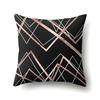 Polyester Pillow Case Automobile Decoration Home Printed Pillow Case Waist Cushion Cover Car Cushion Head Cushion Cover