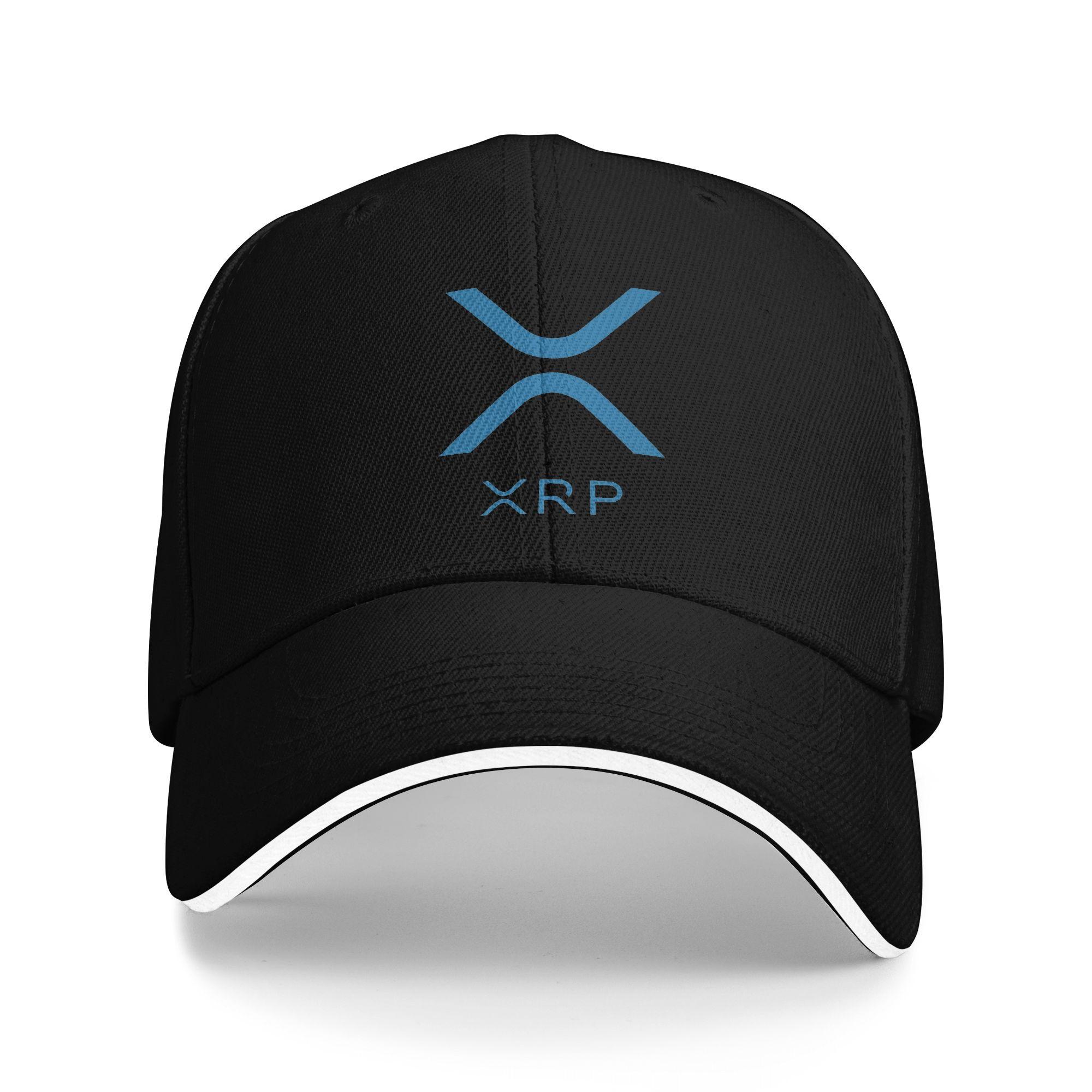 

XRP Ripple Baseball Cap Outdoor Sports High Quality Trucker Hat Unisex Men y2k Cute Print Snapback Cap One Size