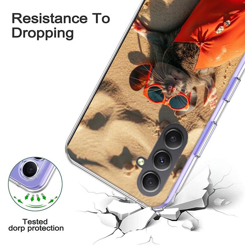Cute Hamster Phone Case for Samsung A17 A37 A57 A07 A16 A26 A36 A56 A06 A02S A12 A22 A32 A52S A04S A14 A24 A34 A54 A03 A13 A33 A