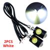 2pcs Eagle Eye Led Motorcycle Car Daytime Running Light Super Bright Turn Signal License Plate Tail Reverse Brake Clearance Lamp