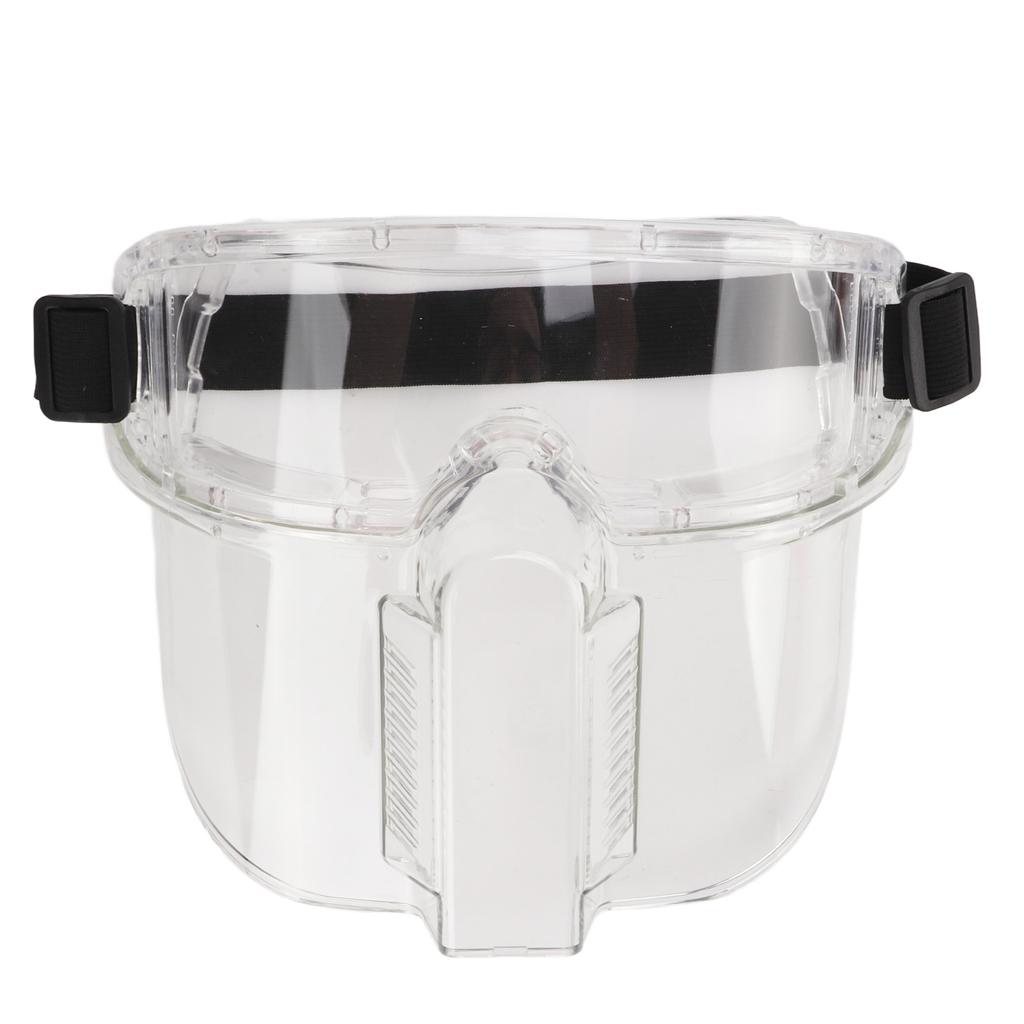 Full Face Shield Transparent Detachable UV Resistant Antisplash Protection Guard for Kitchen
