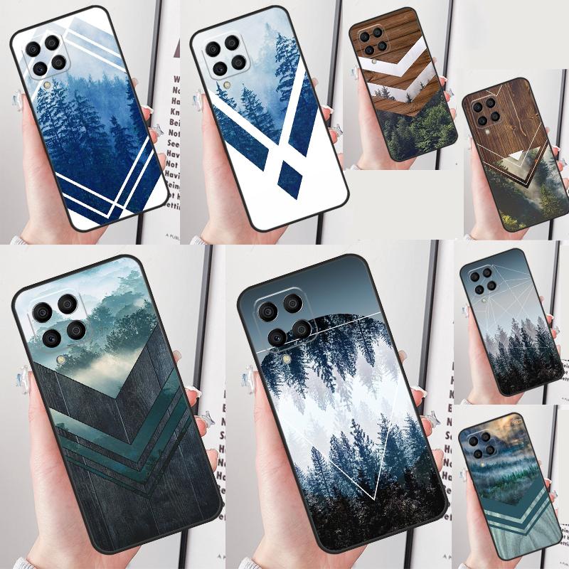 Forest Geometry Wood Nature For Samsung Galaxy M14 M34 M54 M15 M35 M55 M13 M23 M33 M53 M31 M51 M20 M12 M52 M06 M16 Case