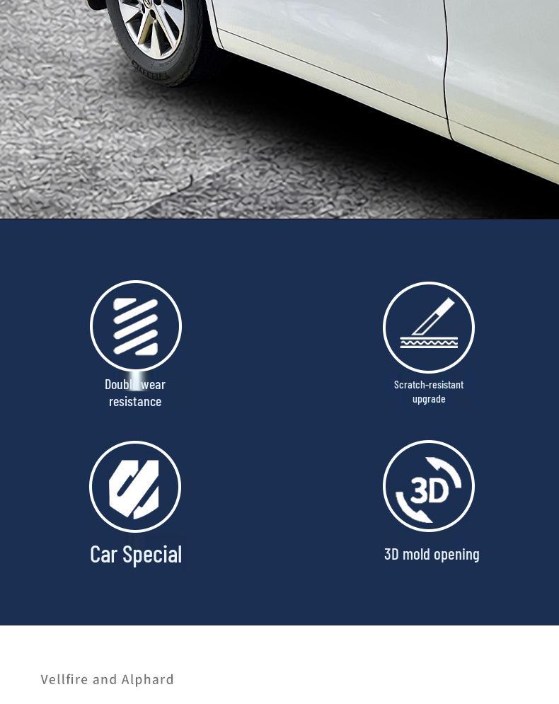 Alphard 20 Series Vellfire Middle Pillar Window Trim Modification